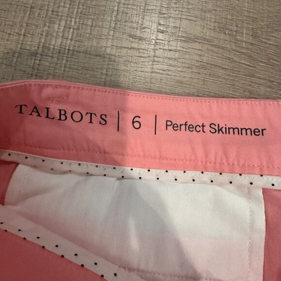TALBOTS WOMENS PERFECT SKIMMER PANTS SIZE 6 NEW - Picture 6 of 9